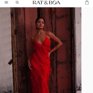 NWT Rat & Boa Silk Cecelia Dress